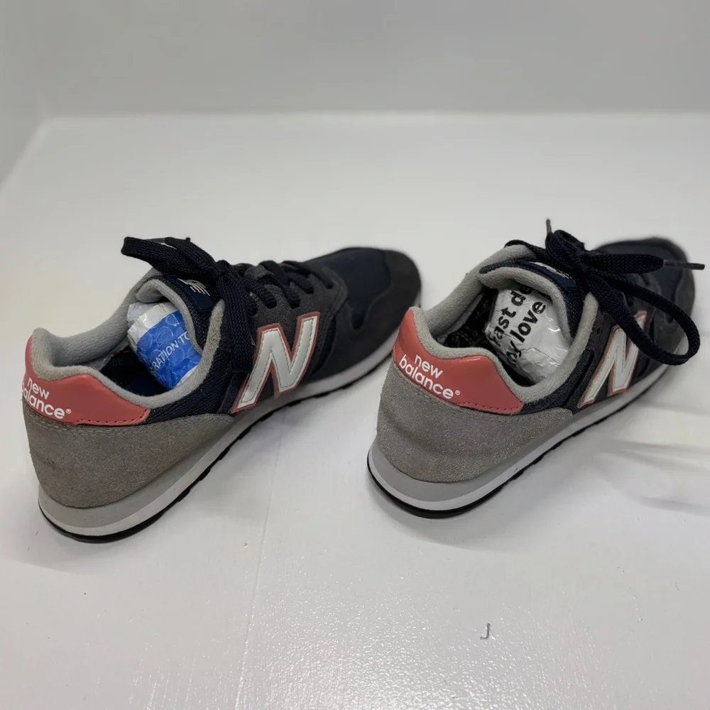 New Balance 373 Sneakers Womens 5 Black Pink Retro Running Shoes WL373NP